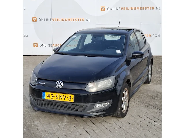 Personenauto volkswagen, polo 1.2 tdi, zwart, bouwjaar 2011 - afbeelding 1 van  45