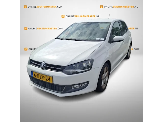 Personenauto volkswagen, polo 1.2 tsi bluemotion highline, wit, 2013 - afbeelding 1 van  34