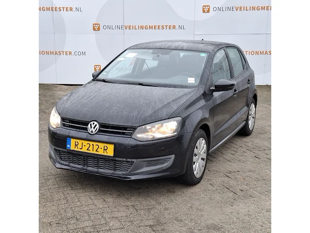 Personenauto, volkswagen, polo 1.4, zwart, 2009 - afbeelding 1 van  47