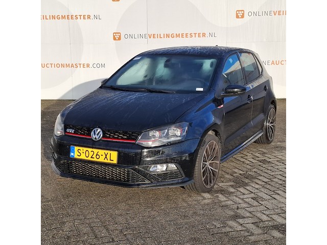 Personenauto volkswagen, polo 1.8, zwart, bouwjaar 2017 - afbeelding 1 van  57