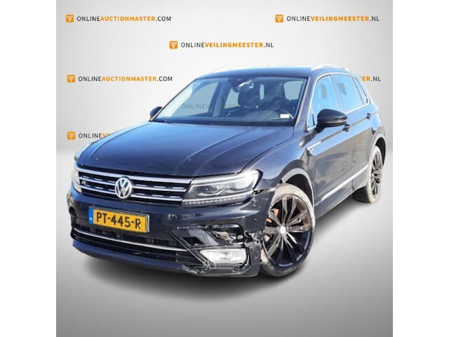 Personenauto volkswagen, tiguan 2.0 tdi 4motion highline, zwart, bouwjaar 2016 - afbeelding 1 van  61
