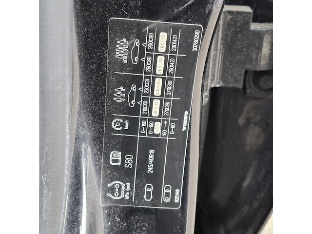 Personenauto volvo, s80 3.2, zwart, bouwjaar 2007 - afbeelding 26 van  58