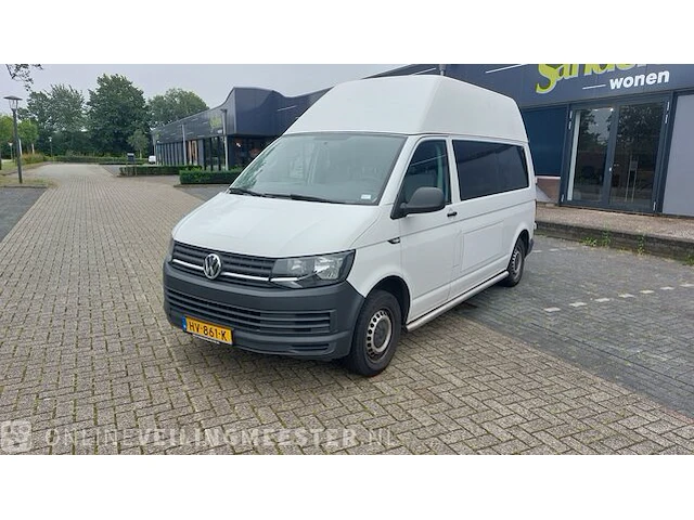 Personenbus volkswagen, tranporter kombi 7- persoons, wit - afbeelding 12 van  41