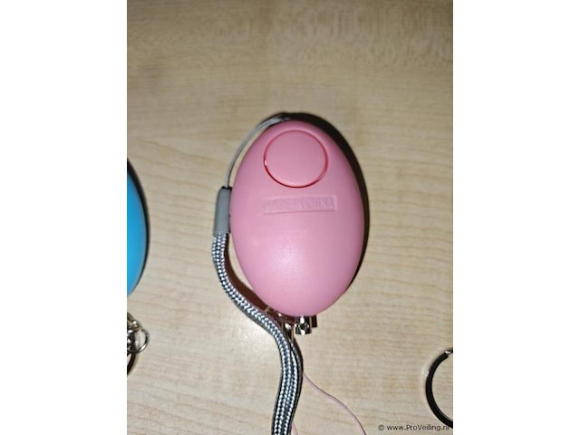 Persoonlijk alarm | sleutelhanger persoonlijk alarm | 120db | roze - afbeelding 2 van  2