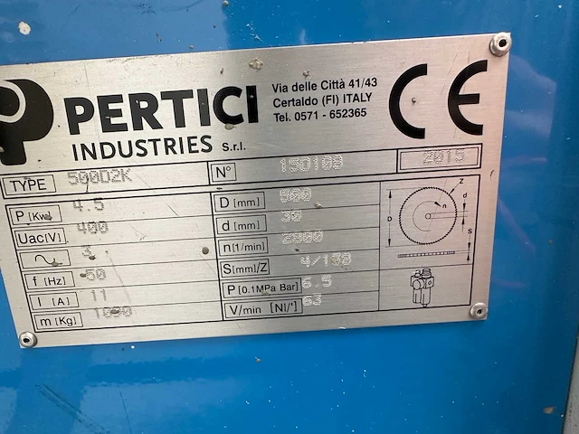 Pertici - 500d2k - dubbele verstekzaag - 2015 - afbeelding 6 van  9