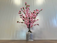 Perzik bloesem kunstboom - afbeelding 11 van  13