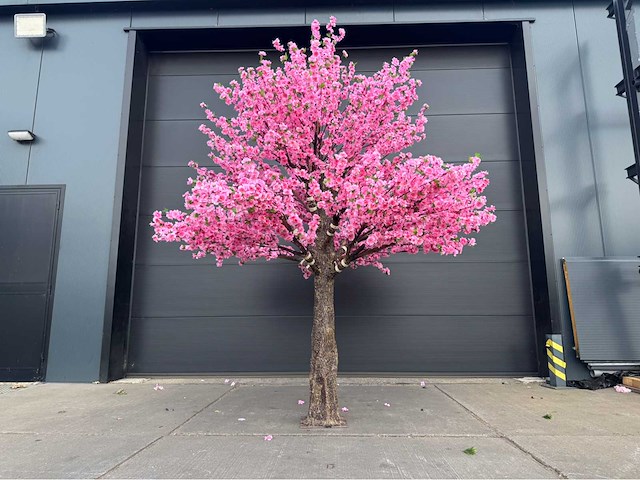 Perzik bloesem kunstboom - afbeelding 7 van  14