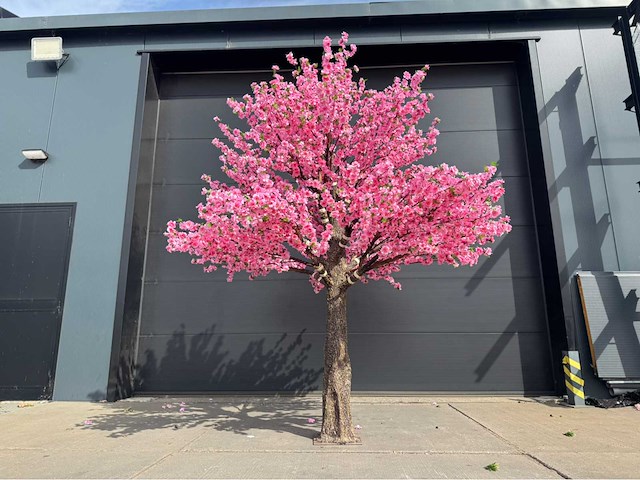 Perzik bloesem kunstboom - afbeelding 8 van  14