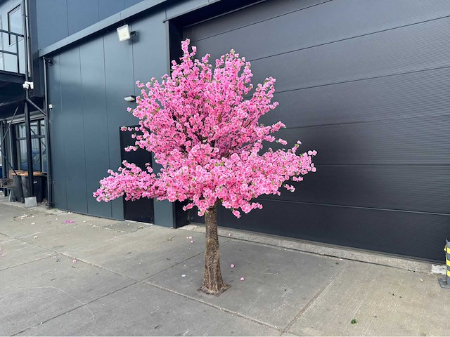 Perzik bloesem kunstboom - afbeelding 9 van  14