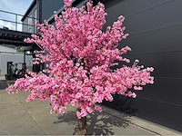 Perzik bloesem kunstboom - afbeelding 11 van  14