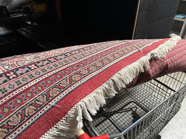 Perzisch tapijt 336x246 handgemaakt in india - afbeelding 5 van  6