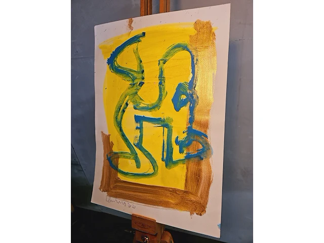 Peter klashorst - schilderij gesigneerd - afbeelding 2 van  3
