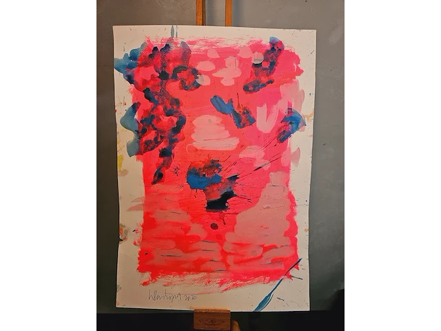 Peter klashorst - schilderij gesigneerd - afbeelding 1 van  3