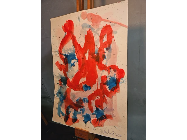 Peter klashorst - schilderij gesigneerd - afbeelding 2 van  3