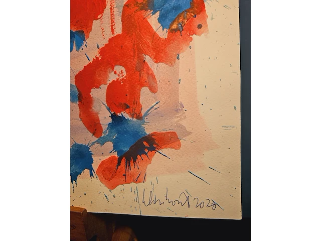 Peter klashorst - schilderij gesigneerd - afbeelding 3 van  3