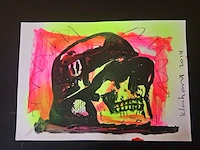 Peter klashorst (1957 - 2024) kunstwerk - investeringsstuk - afbeelding 1 van  3
