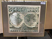 Peter schenk the elder wereldkaart - afbeelding 2 van  6