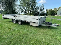 Peters - 500x200cm - aanhangwagen dubbelas v.v koprek en klapbare zijstukken - afbeelding 2 van  9