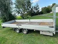 Peters - 500x200cm - aanhangwagen dubbelas v.v koprek en klapbare zijstukken - afbeelding 3 van  9