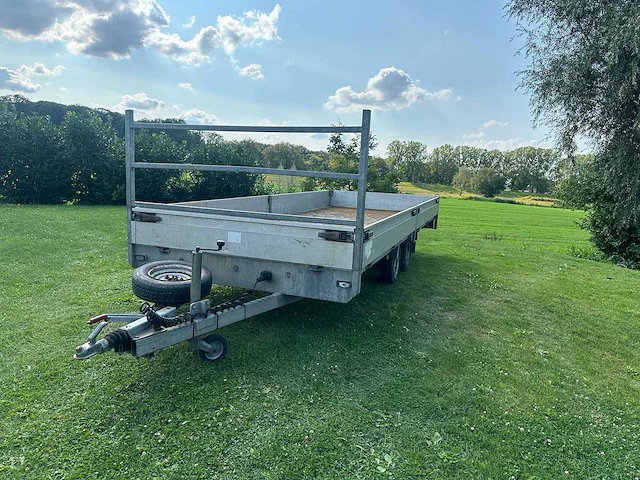 Peters - 500x200cm - aanhangwagen dubbelas v.v koprek en klapbare zijstukken - afbeelding 4 van  9