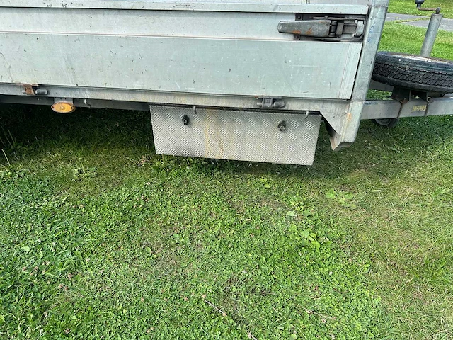 Peters - 500x200cm - aanhangwagen dubbelas v.v koprek en klapbare zijstukken - afbeelding 5 van  9