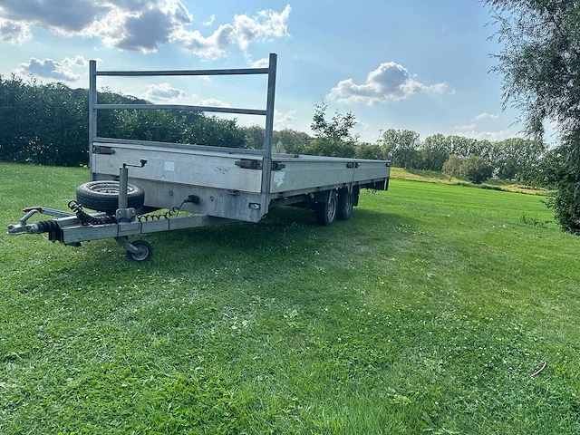 Peters - 500x200cm - aanhangwagen dubbelas v.v koprek en klapbare zijstukken - afbeelding 7 van  9