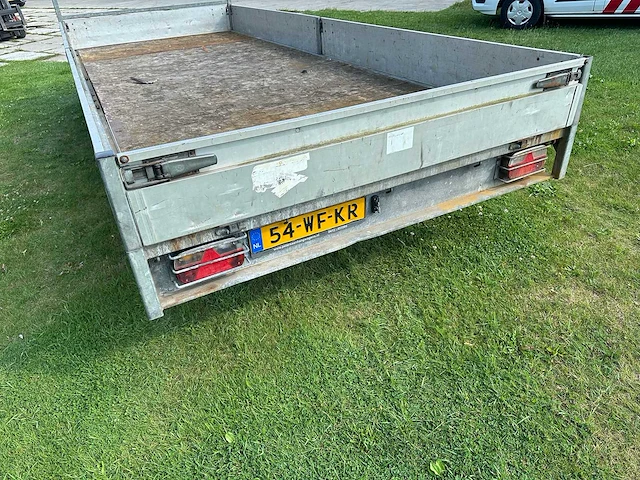 Peters - 500x200cm - aanhangwagen dubbelas v.v koprek en klapbare zijstukken - afbeelding 9 van  9