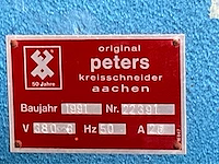 Peters cirkelsnijmachine - afbeelding 6 van  14