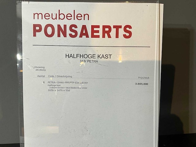 Petra halfhoge kast - afbeelding 5 van  5