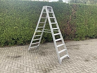 Petry tio 210 dubbele industrietrapladder - 10 treden