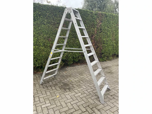 Petry tio 210 dubbele industrietrapladder - 10 treden - afbeelding 2 van  6