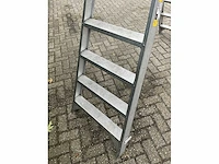 Petry tio 210 dubbele industrietrapladder - 10 treden - afbeelding 5 van  6
