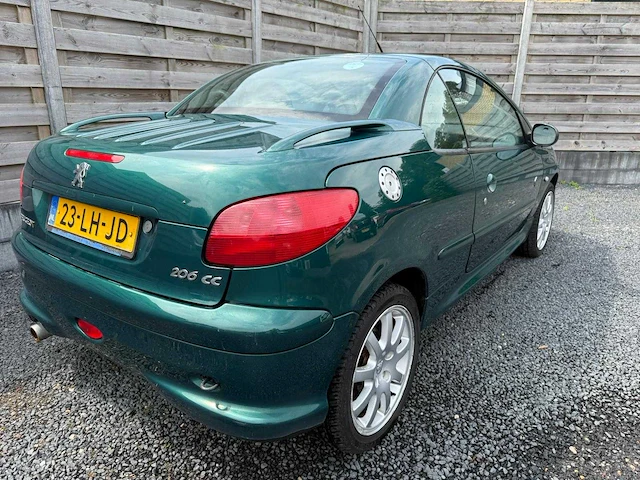 Peugeot - 2003 - 206 cc - 1.6-16v roland g. - 23-lh-jd - afbeelding 8 van  13