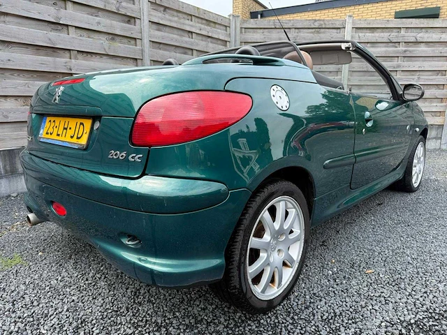 Peugeot - 2003 - 206 cc - 1.6-16v roland g. - 23-lh-jd - afbeelding 9 van  13