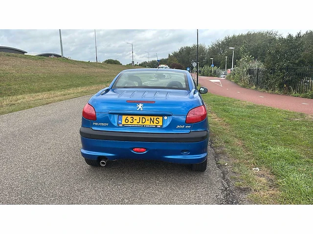 Peugeot 206 cc 1.6-16v 2002 | 63-jd-ns i - afbeelding 5 van  15