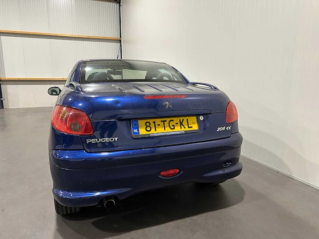 Peugeot 206 cc 1.6-16v cabriolet 81-tg-kl - afbeelding 18 van  23