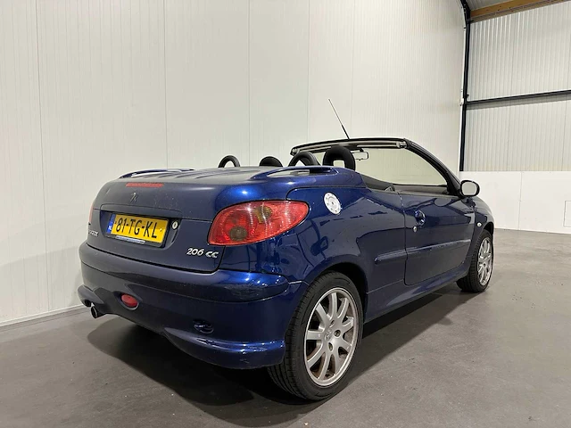 Peugeot 206 cc 1.6-16v cabriolet 81-tg-kl - afbeelding 19 van  23