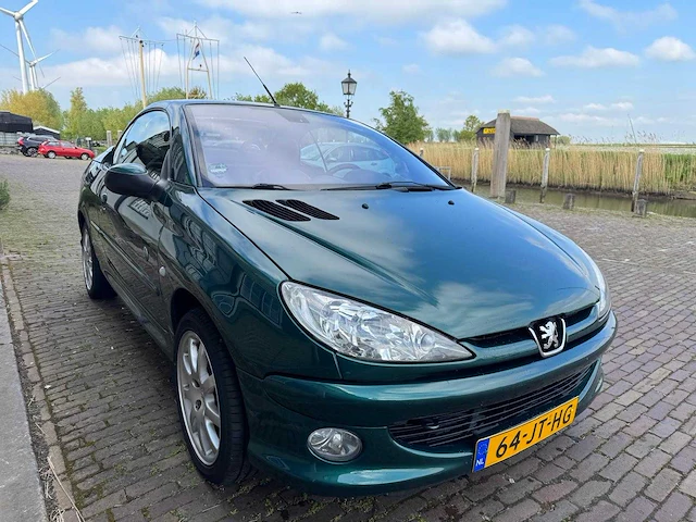 Peugeot 206 cc peugeot 206 cc 1.6-16v roland garros 64-jt-hg - afbeelding 11 van  30