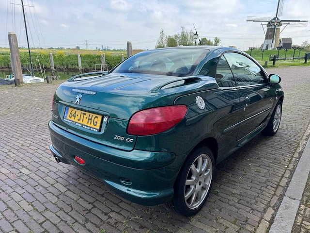 Peugeot 206 cc peugeot 206 cc 1.6-16v roland garros 64-jt-hg - afbeelding 12 van  30