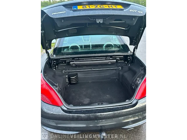 Peugeot 207 cc (cabrio) 1,6 liter (120 pk) uit 2008 - afbeelding 7 van  33