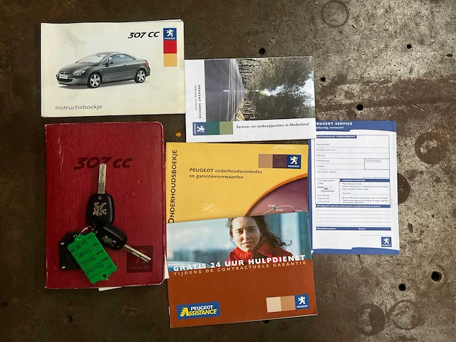 Peugeot 307cc 2.0-16v 136pk 2003 (origineel-nl), 74-pd-bx - afbeelding 35 van  40