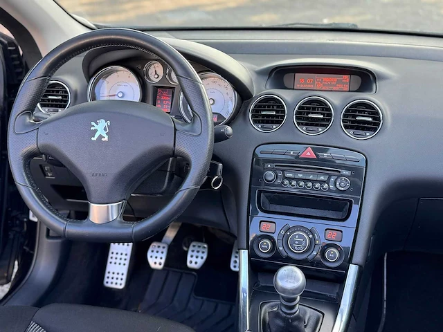 Peugeot 308 cc cabrio 1.6 thp noir & blanc jv-652-k - afbeelding 13 van  23