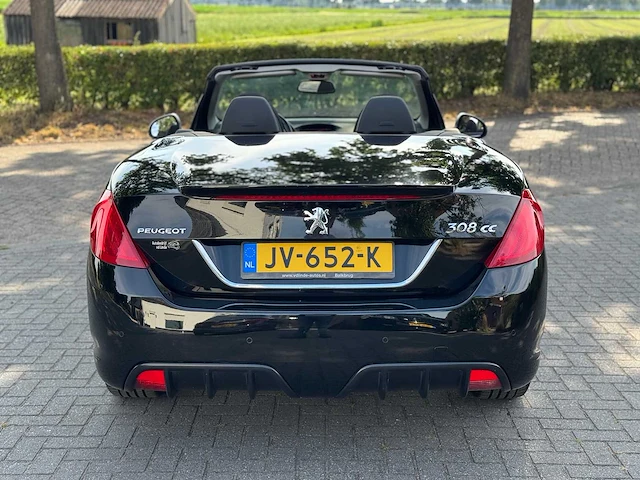Peugeot 308 cc cabrio 1.6 thp noir & blanc jv-652-k - afbeelding 18 van  23