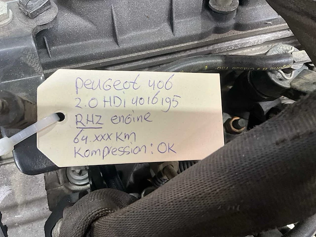 Peugeot 406 2,0 hdi rhz motor - afbeelding 6 van  6