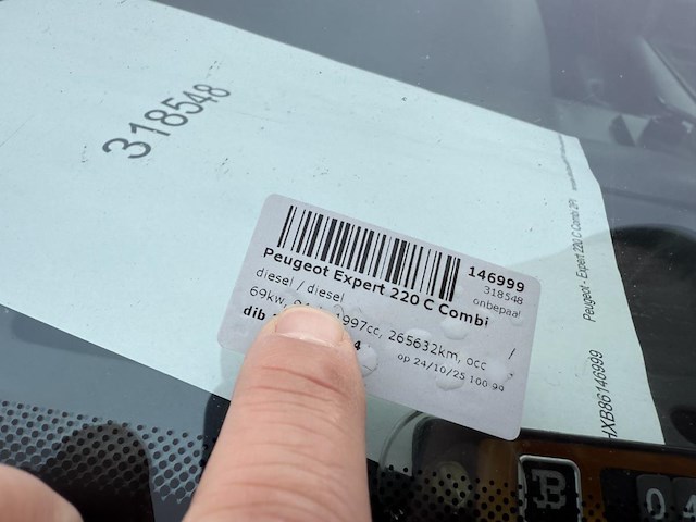 Peugeot expert 220 c combi 2plc diesel expert 2.0 hdi (9pl), 2004 - afbeelding 27 van  34