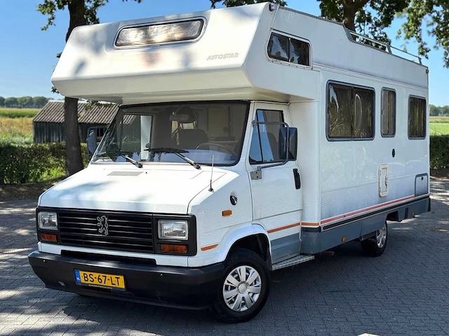 Peugeot j5 camper js 280 g52 kampeerwagen 1985 benzine belastingvrij bs-67-lt - afbeelding 1 van  20