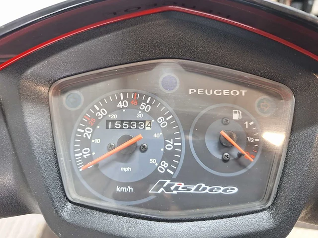 Peugeot kisbee sportline 45 km bromscooter 4takt - afbeelding 4 van  7