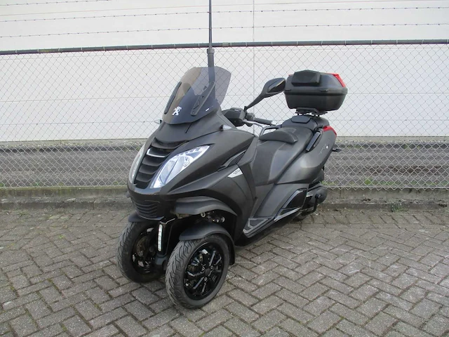 Peugeot metropolis black edition - driewieler motorscooter - motorfiets - afbeelding 10 van  15