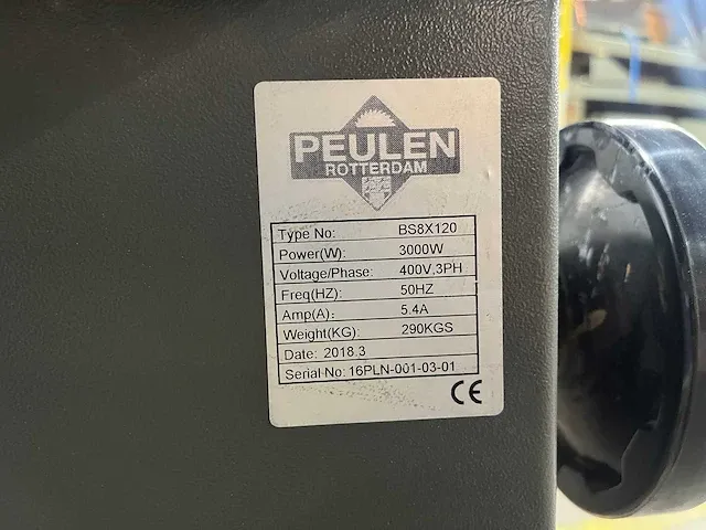 Peulen - bs8x120 - kantenschuurmachine - 2018 - afbeelding 10 van  11