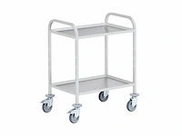 Pfizer serveerkar met rvs-etagen 1060x74cm - afbeelding 1 van  1